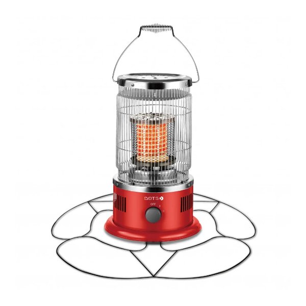 دفاية كهربائية دوتس 6 شمعات 2000 وات - احمر دفاية كهربائية دوتس 6 شمعات 2000 وات - احمر