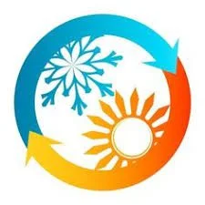 يعمل بنظام التبريد والتدفئة