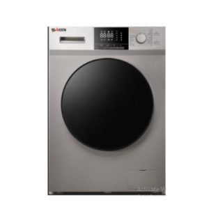 غسالة ملابس 12 كيلو سرين امامية - فضي