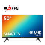 شاشة سرين سمارت 50 بوصة QLED‎ 4K- WebOS