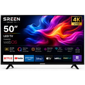 شاشة سرين 50 بوصة سمارت WebOs LED – 4K UHD