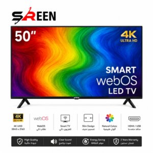 شاشة سرين 50 بوصة سمارت WebOs LED – 4K UHD