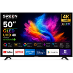 شاشة سمارت سرين 50 بوصة اندرويد QLED UHD 4K