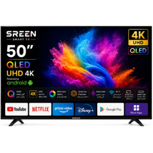 شاشة سمارت سرين 50 بوصة اندرويد QLED UHD 4K