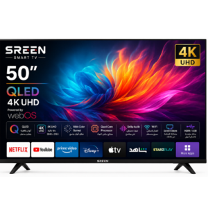 شاشه 50 بوصة سمارت سرين QLED - ‎4K UHD - WebOS