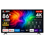 شاشه سمارت سرين 86 بوصة 4K QLED – WEBOS