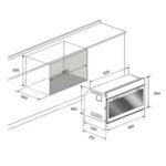 فرن بلت ان 90 سم كهرباء كلفنيتور – أسود