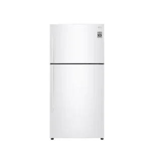 ثلاجة بابين ال جي 21 قدم – انفرتر – أبيض