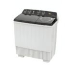 غسالة 12 كيلو حوضين كولين – تجفيف 7 كيلو – أبيض