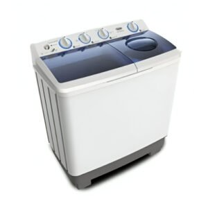 غسالة ملابس حوضين كروني 11.5 كيلو – أبيض