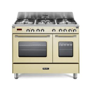 فرن البا 90 سم غاز وكهرباء فري ستاند – 2 فرن – بيج