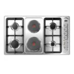 مسطح بلت ان كلفنيتور 4 شعلة غاز + 2 كهرباء 90 سم – إيطالي