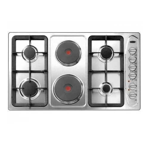 مسطح بلت ان كلفنيتور 4 شعلة غاز + 2 كهرباء 90 سم – إيطالي مسطح بلت ان كلفنيتور 4 شعلة غاز + 2 كهرباء 90 سم – إيطالي