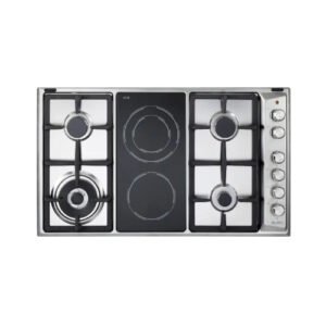سطح فرن بلت ان البا 90 سم 4 شعلة غاز + 2 شعلة سيراميك