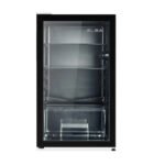 ثلاجة باب زجاج صغيرة البا 3 قدم – أسود