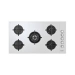 سطح غاز سيراميك بلت ان البا 90 سم 5 شعلة – ابيض إيطالي