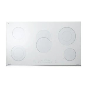 سطح سيراميك البا بلت ان كهرباء 5 عيون – 90 سم – ابيض