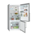 ثلاجة بوش بابين ٢٢ قدم فريزر سفلي – ستيل