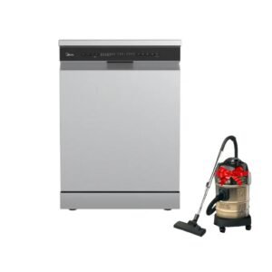 غساله صحون ميديا 14 مكان – 10 برامج – سلفر مكنسة هدية