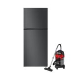 ثلاجة 19 قدم بابين QLD بخار – فضي مكنسة هدية