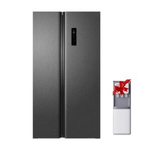 ثلاجة دولاب 22 قدم كيولد نوفروست – فضي وبرادة هدية