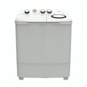 غسالة هايسنس 7 كيلو حوضين – أبيض