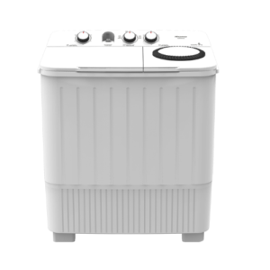 غسالة ملابس هايسنس حوضين 9 كيلو – أبيض