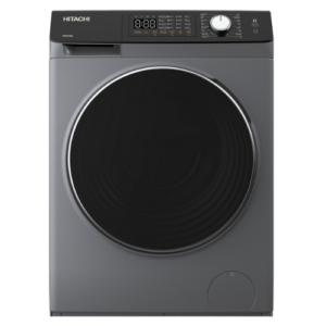 غسالة هيتاشي 9 كيلو اماميه – انفرتر – رمادي غامق