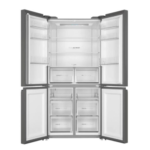 ثلاجة هاير دولابي 15 قدم - انفرتر - فضي