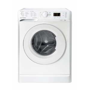 غسالة اندست أمامية 6 كيلو - 16 برنامج - أبيض