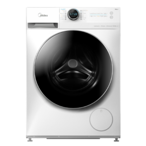 غسالة تعبئة امامية ميديا 10 كيلو - انفرتر - أبيض