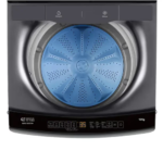 غسالة ١٢ كيلو جنرال سوبريم تعبئة علوية - فضي غامق