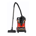 مكنسه برميل جنرال سوبريم 21 لتر - أحمر / أسود