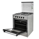 فرن غاز كيون 55*55 سم - 4 شعلات - ستيل