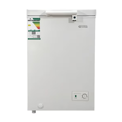 فريزر افقي جنرال سوبريم 4 قدم - ديفروست - أبيض فريزر افقي جنرال سوبريم 4 قدم - ديفروست - أبيض