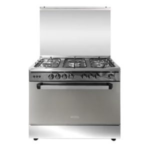 فرن 5 عيون جنرال سوبريم غاز 60*90 سم - ستيل