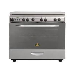 فرن غاز 5 عيون كريازي 90*60 سم - ستيل