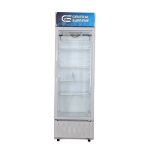 ثلاجه عرض جنرال سوبريم 10 قدم - ديفروست - أبيض