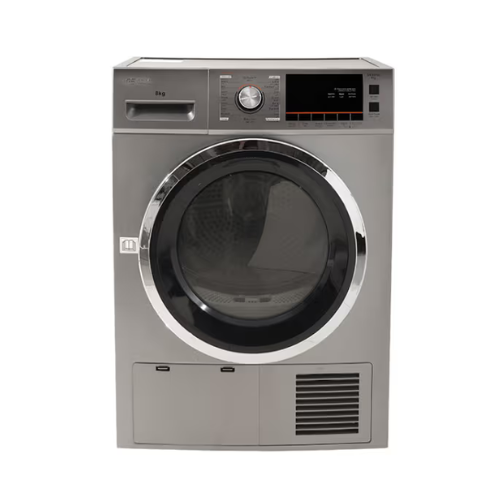 نشافة ملابس جنرال سوبريم مع مكثف - 8 كيلو - فضي نشافة ملابس جنرال سوبريم مع مكثف - 8 كيلو - فضي