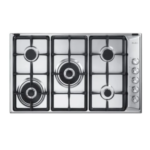 موقد 5 عيون البا غاز بلت ان 90 سم - إيطالي