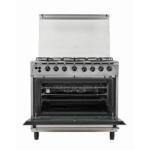 فرن غاز جنرال سوبريم 60*90 سم - 5 شعلة - ستيل