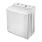 غسالة ملابس حوضين كرافت 12 كيلو - أبيض