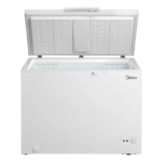 فريزر ميديا 10 قدم مسطح - أبيض