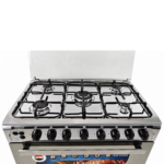 فرن غاز جنرال سوبريم 60*90 سم - 5 شعلة - ستيل