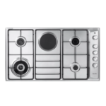 سطح فرن البا بلت ان غاز و كهرباء 90 سم - إيطالي