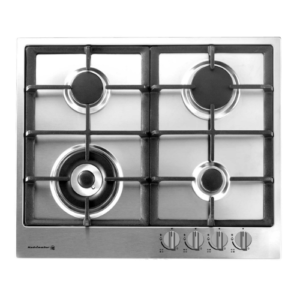 مسطح بلت ان غاز كلفنيتور 60 سم - ستيل - إيطالي