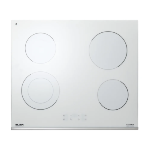 سطح سيراميك كهربائي البا بلت ان 60 سم - أبيض - إيطالي