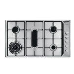 موقد غاز البا بلت ان 90 سم - 5 شعلات - ستيل