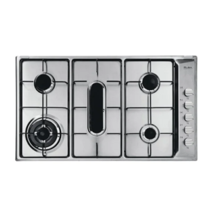 موقد غاز البا بلت ان 90 سم - 5 شعلات - ستيل