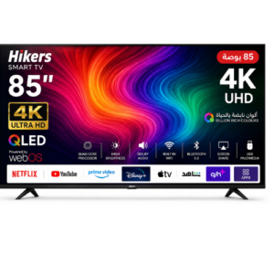 شاشة 85 بوصة سمارت هايكرز QLED UHD 4K WEBOS